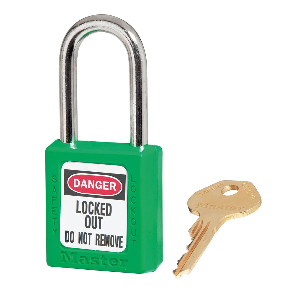 Zenex™ Thermoplastic Safety Padlock Green