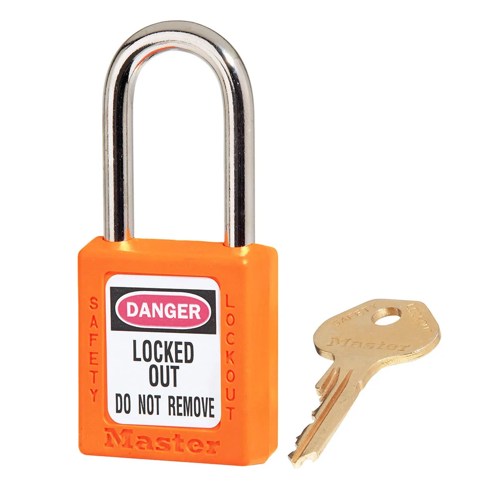 Zenex™ Thermoplastic Safety Padlock Orange