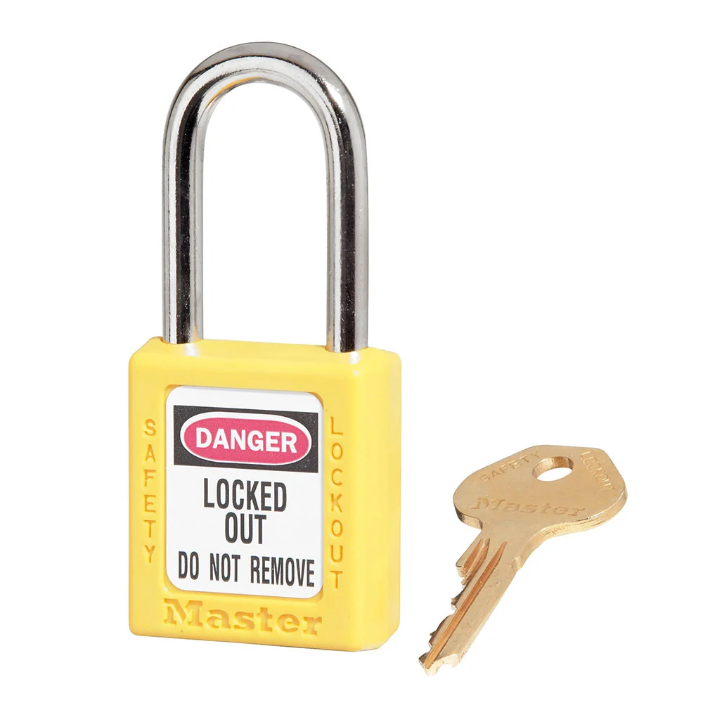 Zenex™ Thermoplastic Safety Padlock Yellow