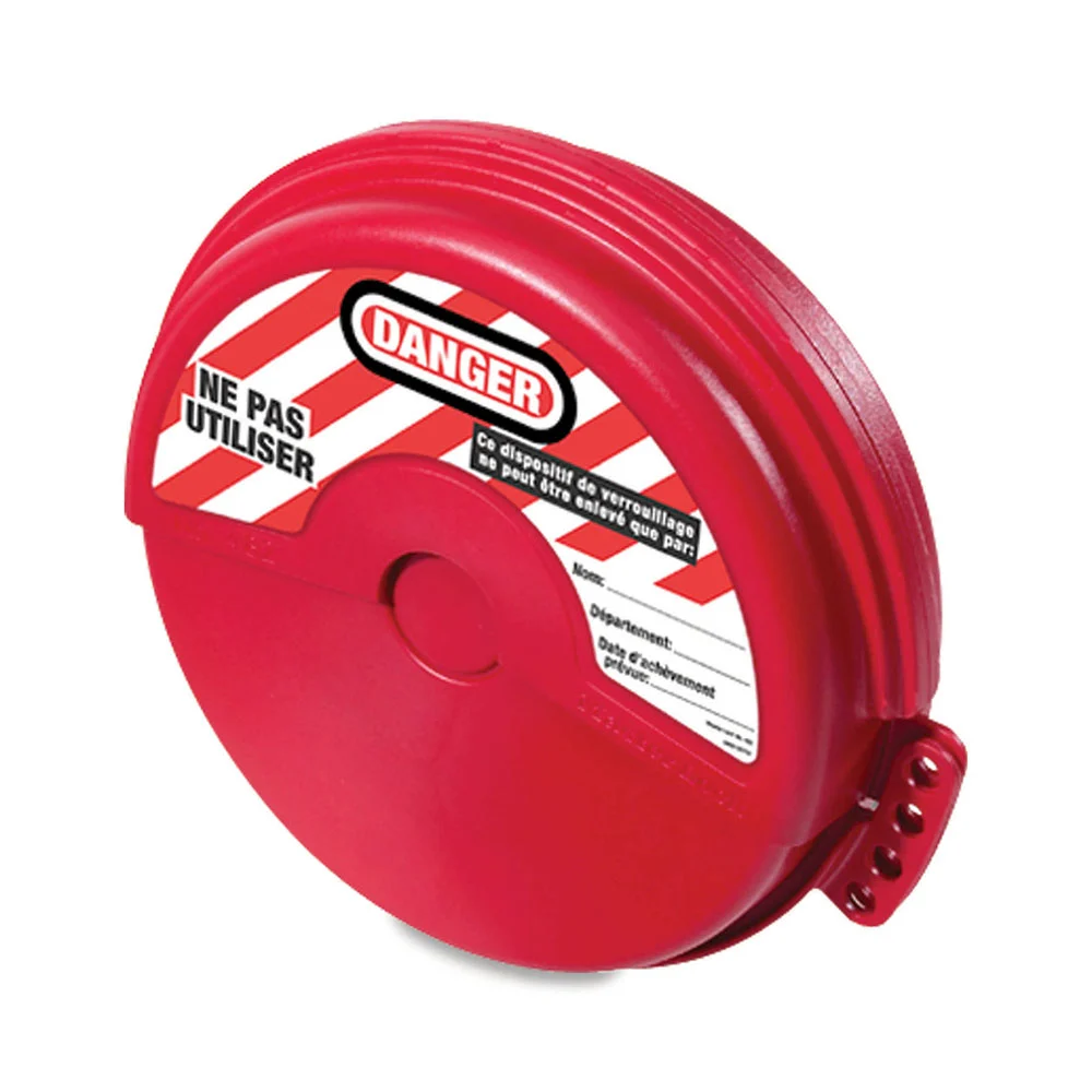 Master Lock Rotating Gate Valve Lockout, 4in-6-1/2in (10.2cm-16.5cm) Diameter Handles