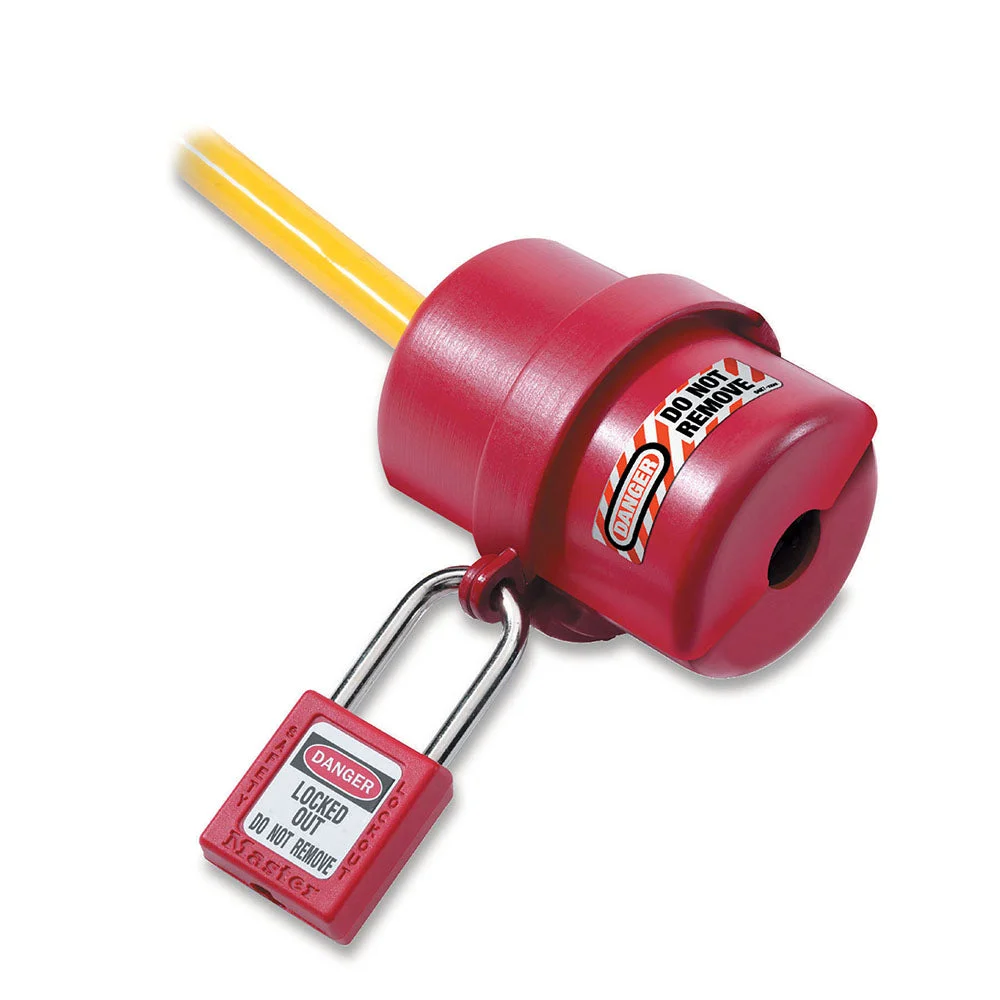 Master Lock Rotating Electrical Plug Lockout, 110 and 220 Volt Plugs