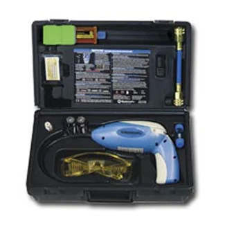 Heated Diode Electronic Leak Detector with UV light and Dye Kit