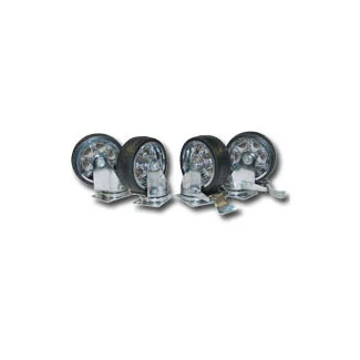 Mag Wheel Caster with Low Profile Tires