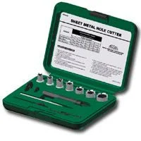 10 Pc. Sheet Metal Hole Cutter Kit
