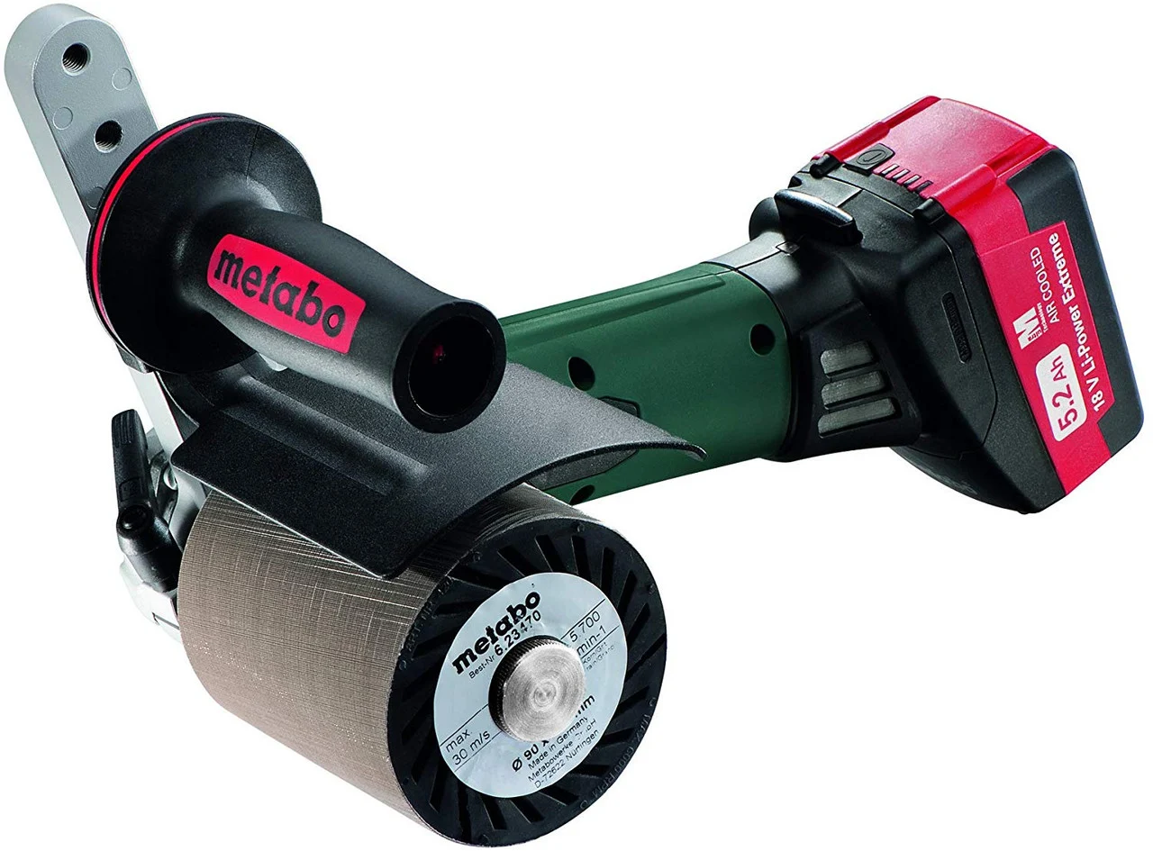 Metabo S18 LTX 115 5.2 18V Burnisher Kit, Green/Black