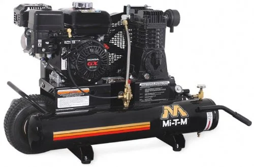 Mi-T-M AM1-PH65-08M Portable Air Compressor, 8-Gallon, Single Stage with Gasolin