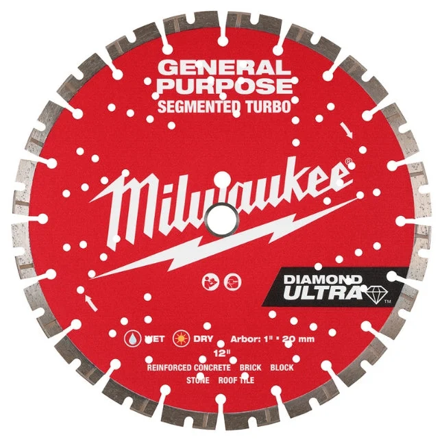 12" DIAMOND ULTRA™ Segmented Turbo, General Purpose Diamond Blade
