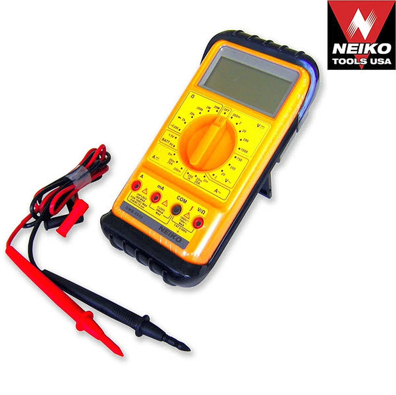Handheld Pocket AC/DC Digital Multi-meter Tester with Stand, Extra Large LCD Scr