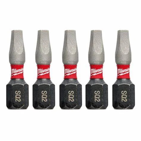 SHOCKWAVE™ Impact Square Recess #2 Insert Bits 5PK