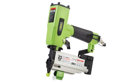 GREX 23 Ga 2" Headless Pinner, 1 Touch OverRide LockOut