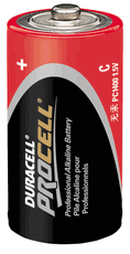 C 1.5 Volt Duracell- PC1400 12-Pack Procell- Alkaline Battery