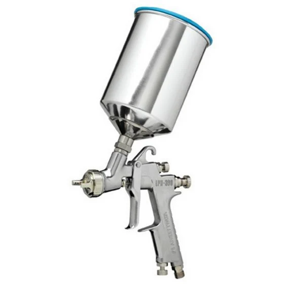 ANEST IWATA 3947 LPH300-LV Series HVLP Gravity Feed Spray Gun with Cup, 1.4 mm Nozzle, 700 mL Capacity