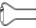 Weller Rope Cutting Tip for 8200 Soldering Guns RCT