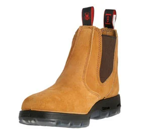 6- Slip-On Banana Suede Leather Boots (Discontinued)