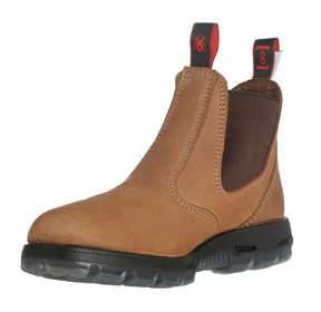 6" Slip-On Crazy Horse Brown Leather Boots (Discontinued)