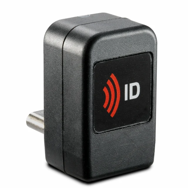 RF IDeas RDR-75U1AKU Wave ID Nano Keystroke 13.56 MHz CSN Vertical
