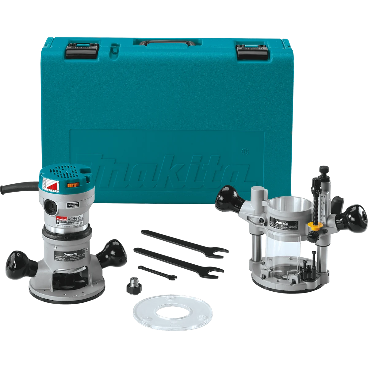 MAKITA 2‑1/4 HP* Router Kit w/ Plunge Base