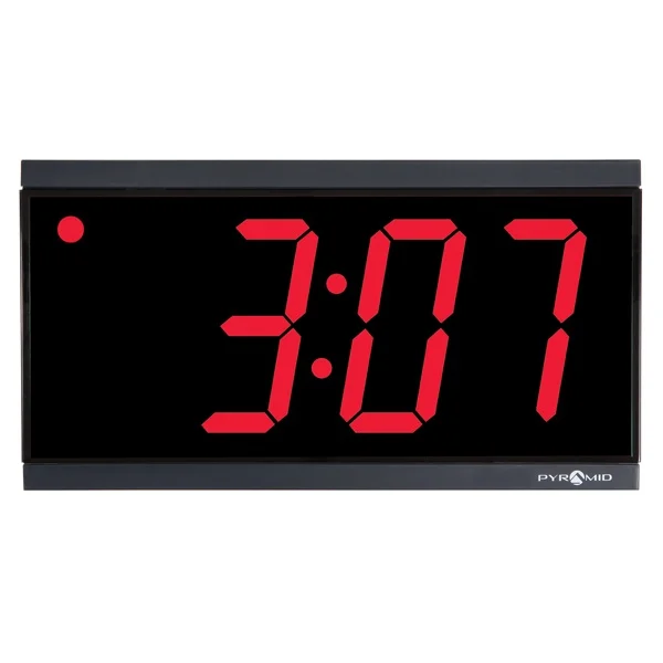 Pyramid Time SED4R4LDRB TimeTrax Sync 4" Network Digital Clock, 4 Digit
