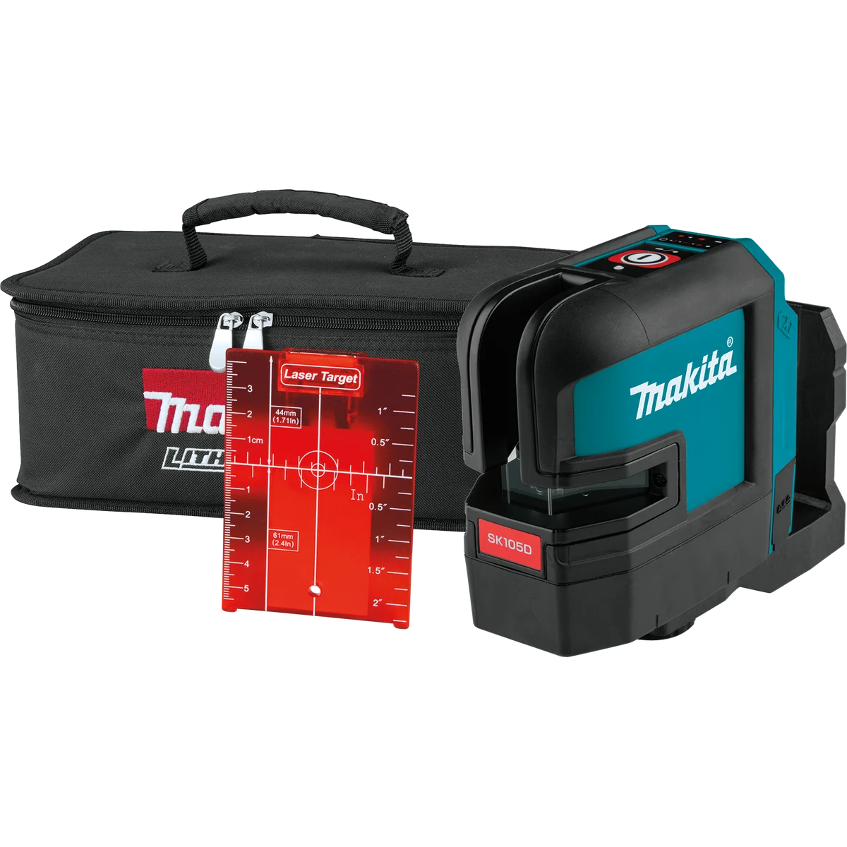 MAKITA 12V MAX CXT® Self‑Leveling Cross‑Line Red Beam Laser (Tool Only)