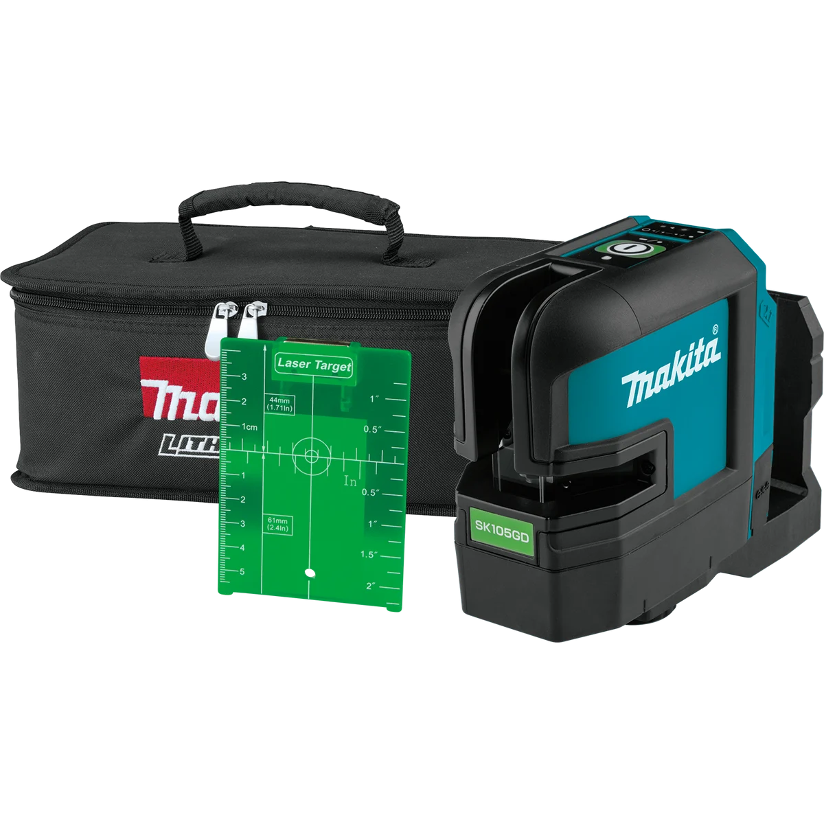 MAKITA 12V MAX CXT® Self‑Leveling Cross‑Line Green Beam Laser (Tool Only)