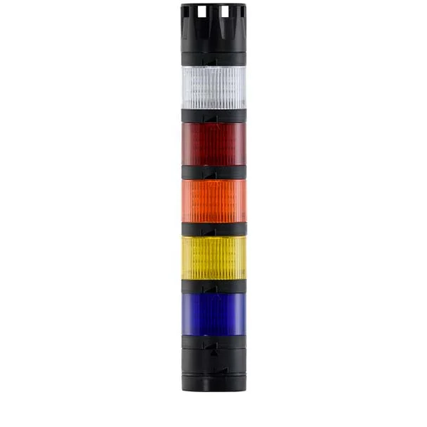 CTI SL3-24-BYARW-B Stacklight 3 Light Tree 24v Flashing, 5-Way