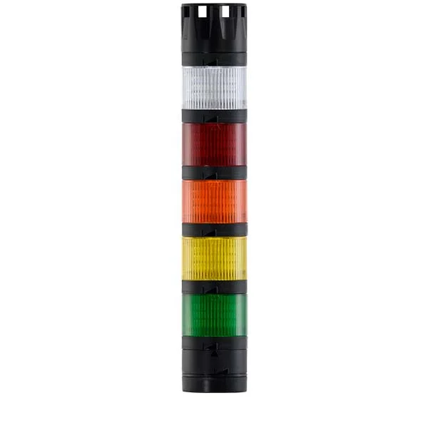 CTI SL3-24-GYARW-B Stacklight 3 Light Tree 24v Flashing, 5-Way