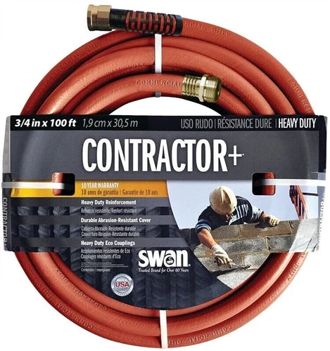 Swan 3/4" x 100' Commercial Grade Heavy Duty Water Hose