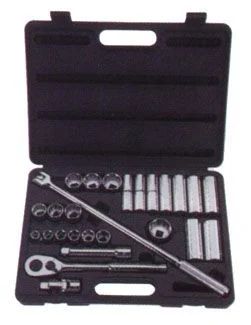 26 Piece Socket Set 1/2 in Drive-6/12 Point SAE 85-434