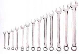 13 Piece SAE Long Full Polish Combination Wrench Set 87-244