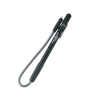 Stylus and #8482, Flexible Reach Black Flashlight w/White LED