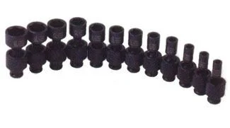 12pc. 1/4 in dr. Universal Impact Socket Set Metric