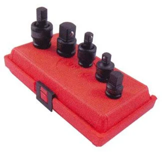 5pc 3/8 in and 1/2 in Adapter and Universal Joint Impact Set