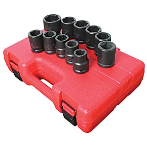 3/4 Dr. Truck Service 11 Pc. SAE Impact Socket Set SUN4682