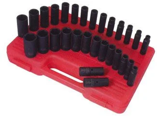 29pc 1/2 in dr. Master Impact Socket Set with SAE and Metric