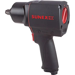 1100 ft.lbs. of breakaway torque, 1/2" Dr. Quiet Impact Wrench SX4345