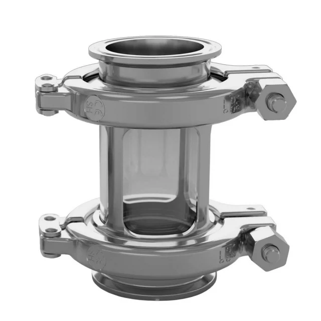 LJ Star SVFCT-A25AA1B Clamp Type 2-1/2" Sterile Visual Flow Indicator