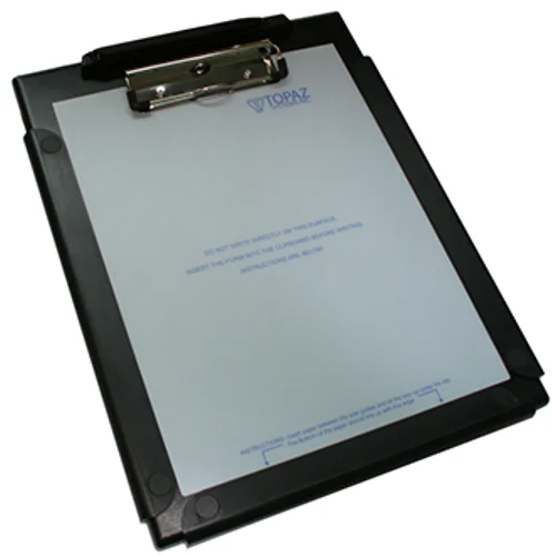 Topaz T-C912-HSB-R ClipGem Letter-Sized Signature Pad, USB