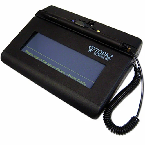Topaz T-S460-BT2-R SigLite 1x5 Signature Pad, Bluetooth Connection
