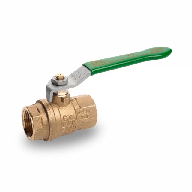 RuB T292H41 T292 1-1/2" Puri-T FIPxFIP NPT Green Steel Handle
