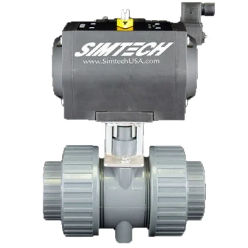 Simtech TBB 101 1 005-DA TBB Series, 1/2" Ball Valve, Double Acting