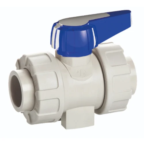 Simtech TBS 402 5 007 TBS Series, 3/4" PP/FPM Ball Valve, Spigot