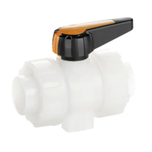 Simtech TBS 502 4 020 TBS Series, 2" PVDF/FPM Ball Valve, Threaded
