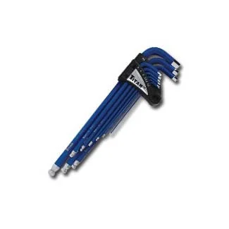 13 Piece Extra Long Arm Ball End Hex Key Set - SAE