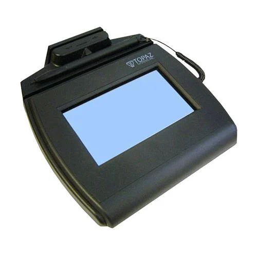 Topaz TM-LBK750-HSB-R SigLite LCD 4x3 Signature Capture Pad, MSR, USB