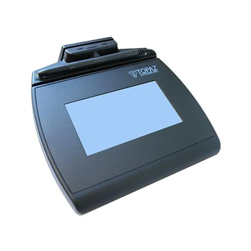 Topaz TM-LBK755-B-R SignatureGem LCD 4x3 Signature Pad, Serial, MSR