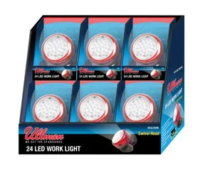 Rotating Magnetic LED Work Light, 6 Pack ULL-RT2LT6PK