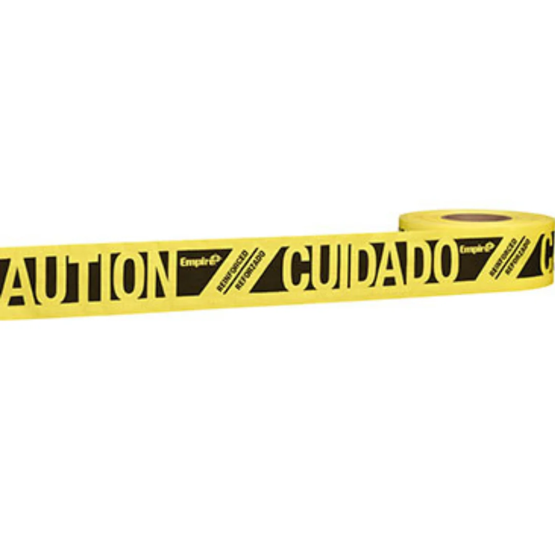 3 in. x 500 ft. Reinforced Caution Tape