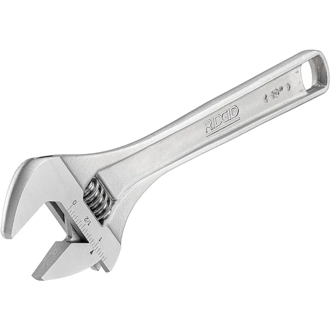 10" Wide-Capacity Adjustable Wrench