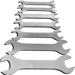 7 SAE Piece Super Thin SAE Wrench Set V8 8307