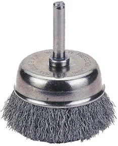 Power Brush: Wire Cup, Carbon Steel Wire, 2-12- VCT-1423-2108
